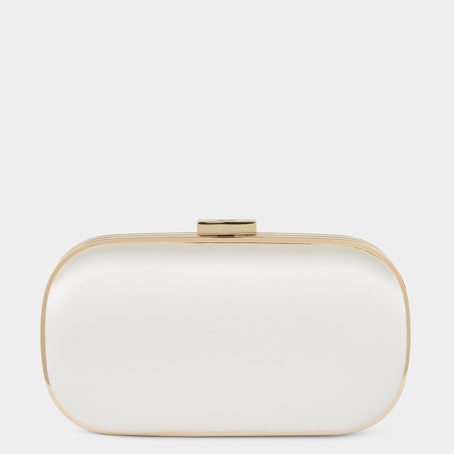 Marano Bridal Clutch -

          
            Satin/Suede Leather in Ivory -
          

          Anya Hindmarch UK
