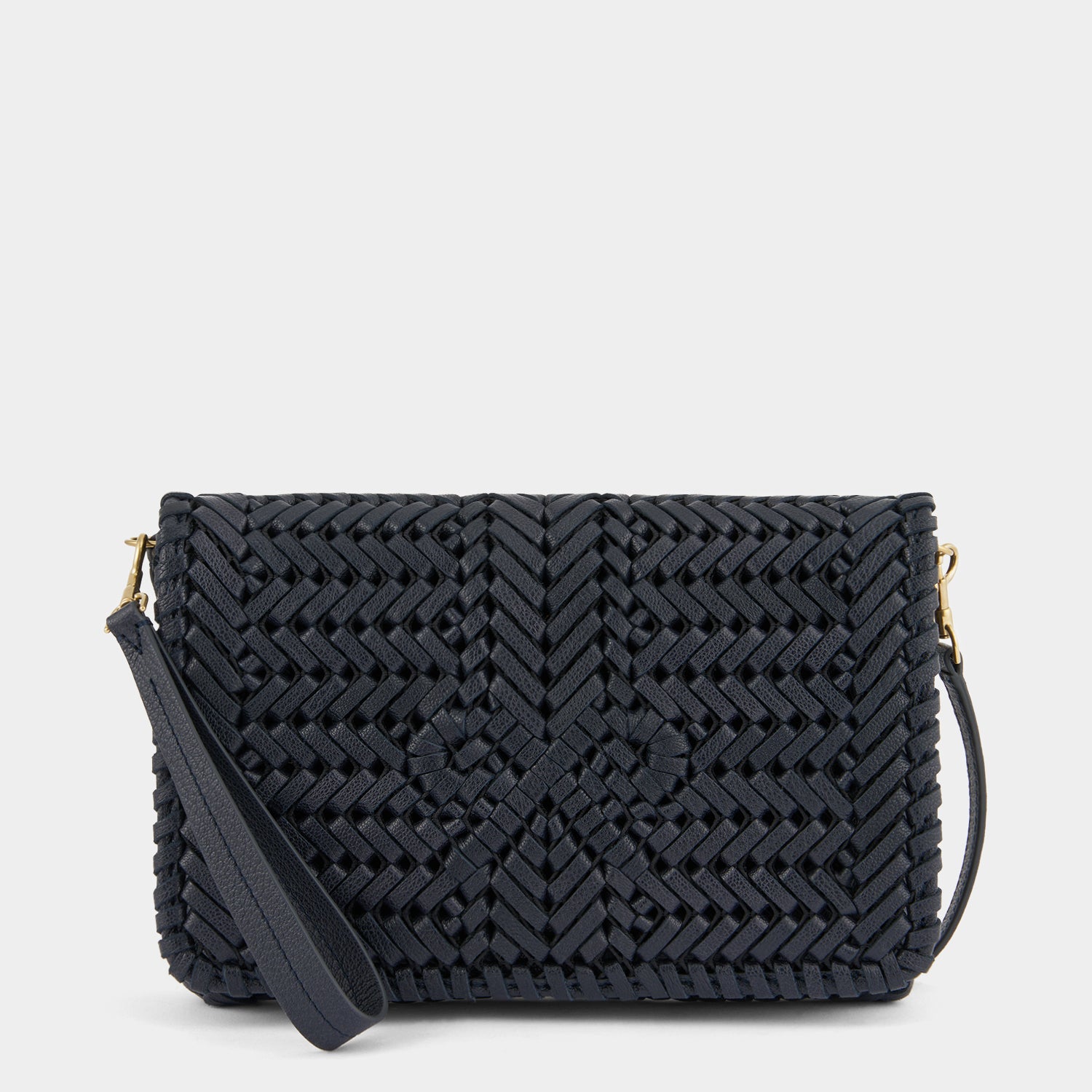 Neeson Cross-body -

          
            Capra Leather in Marine -
          

          Anya Hindmarch UK
