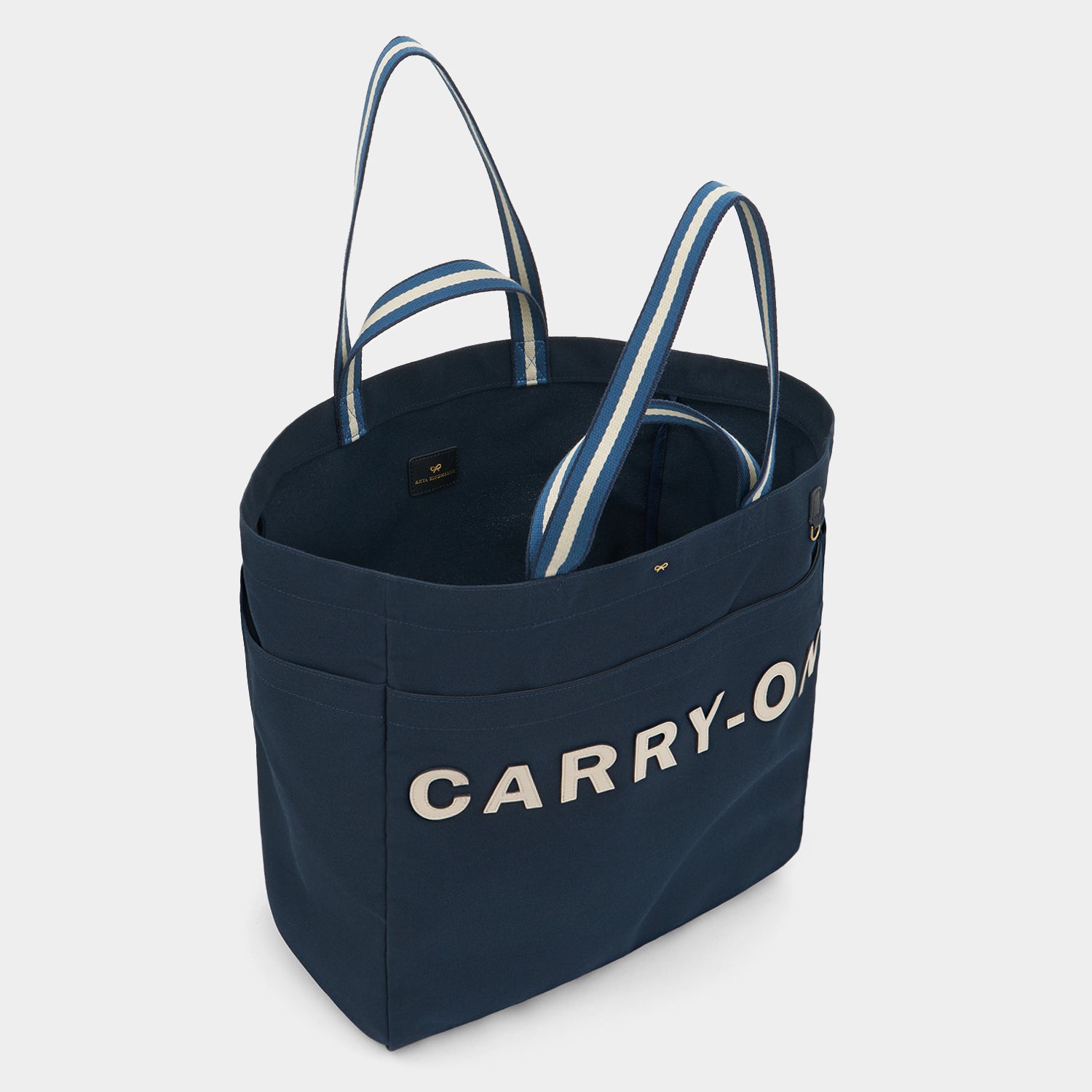 Carry-On Household Tote -

          
            Recycled Canvas in Marine -
          

          Anya Hindmarch UK
