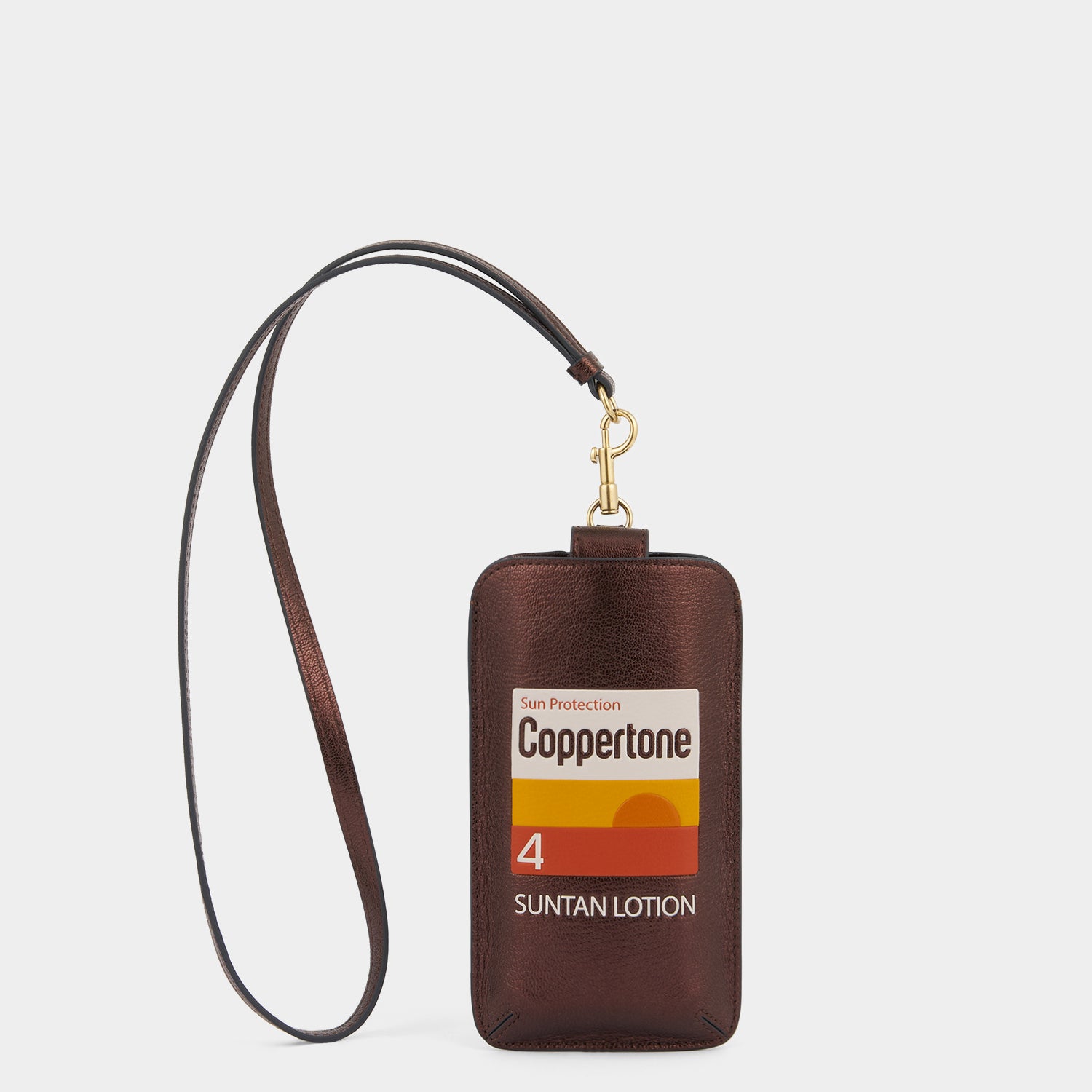 Anya Brands Coppertone Sunglasses Pouch -

          
            Capra Leather in Mahogany Brown -
          

          Anya Hindmarch UK
