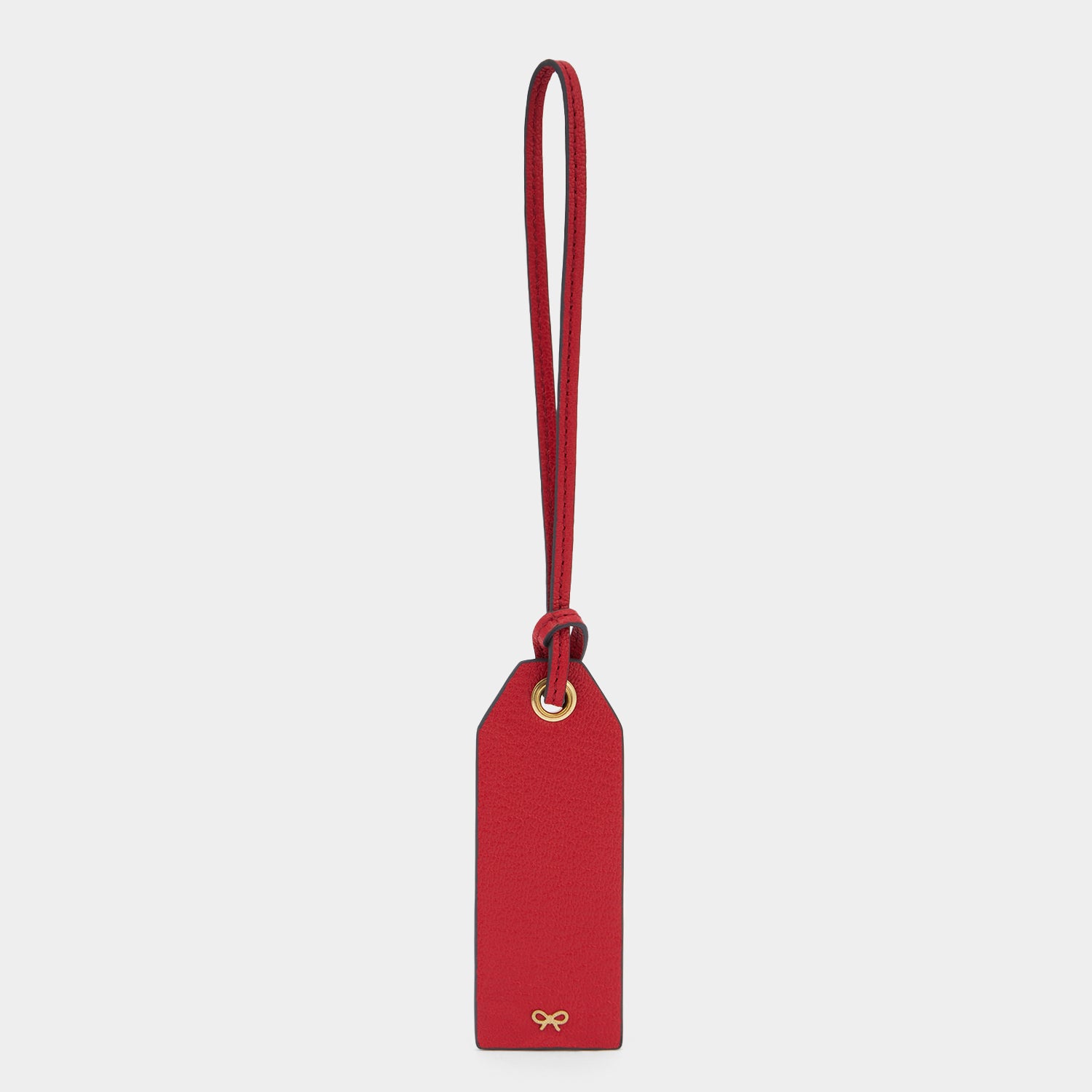 Fragile Luggage Label Charm -

          
            Capra Leather in Bright Red -
          

          Anya Hindmarch UK
