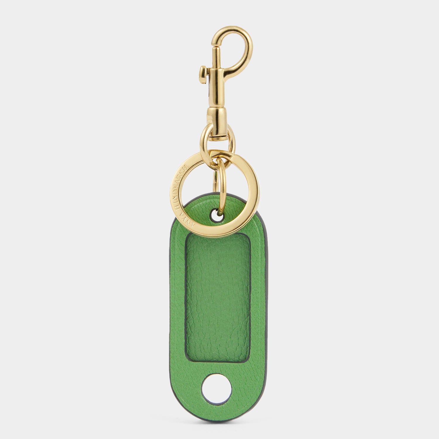 Luggage Tag -

          
            Capra Leather in Grass Green -
          

          Anya Hindmarch UK
