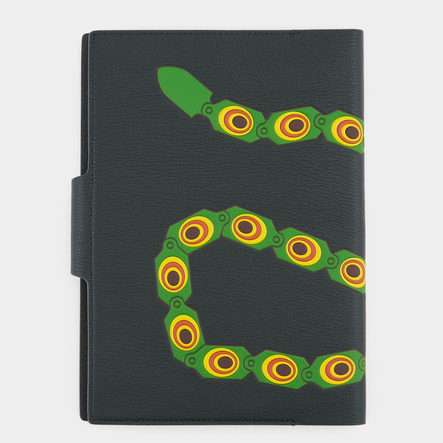 Snake A5 Journal -

          
            Capra Leather in Ink Green -
          

          Anya Hindmarch UK
