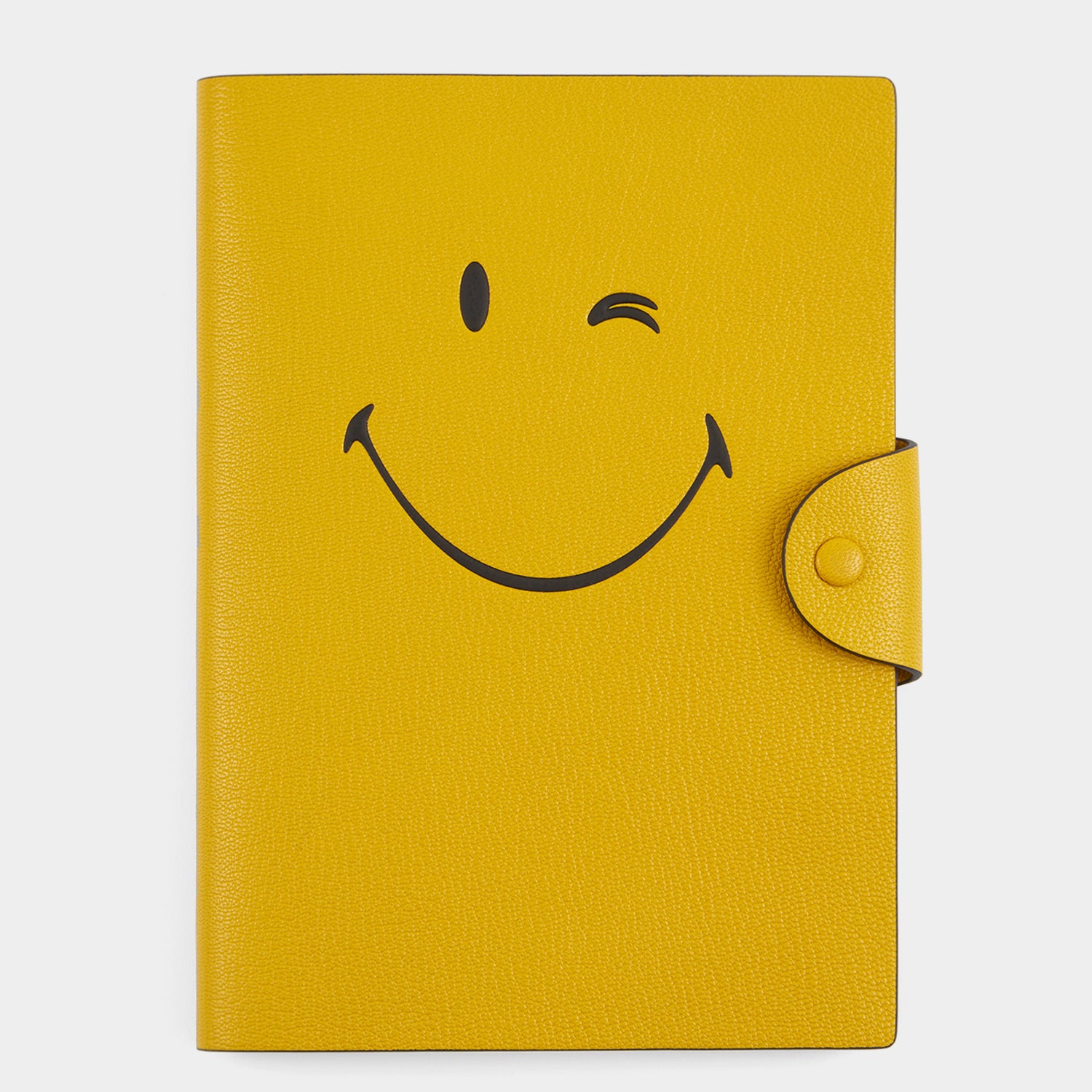 Wink A5 Journal -

          
            Capra Leather in Mustard Yellow -
          

          Anya Hindmarch UK
