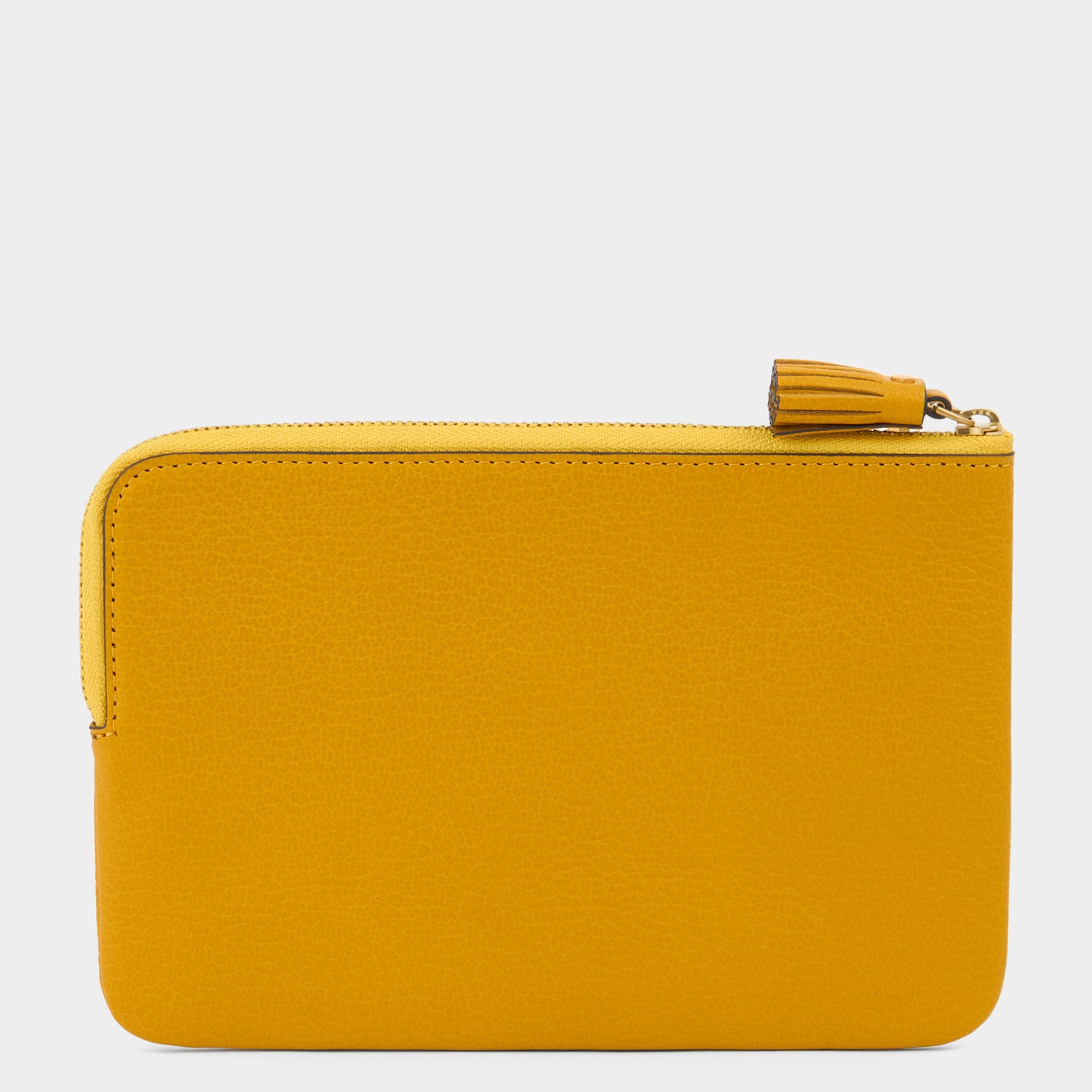 Wink Zip Loose Pocket -

          
            Capra Leather in Mustard Yellow -
          

          Anya Hindmarch UK
