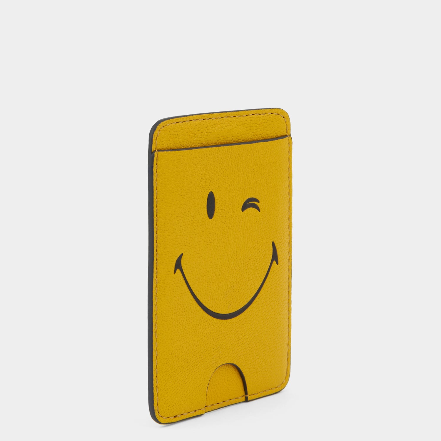 Wink MagSafe Card Case -

          
            Capra Leather in Mustard Yellow -
          

          Anya Hindmarch UK
