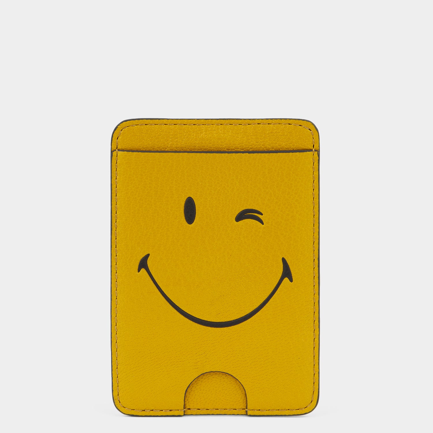 Wink MagSafe Card Case -

          
            Capra Leather in Mustard Yellow -
          

          Anya Hindmarch UK
