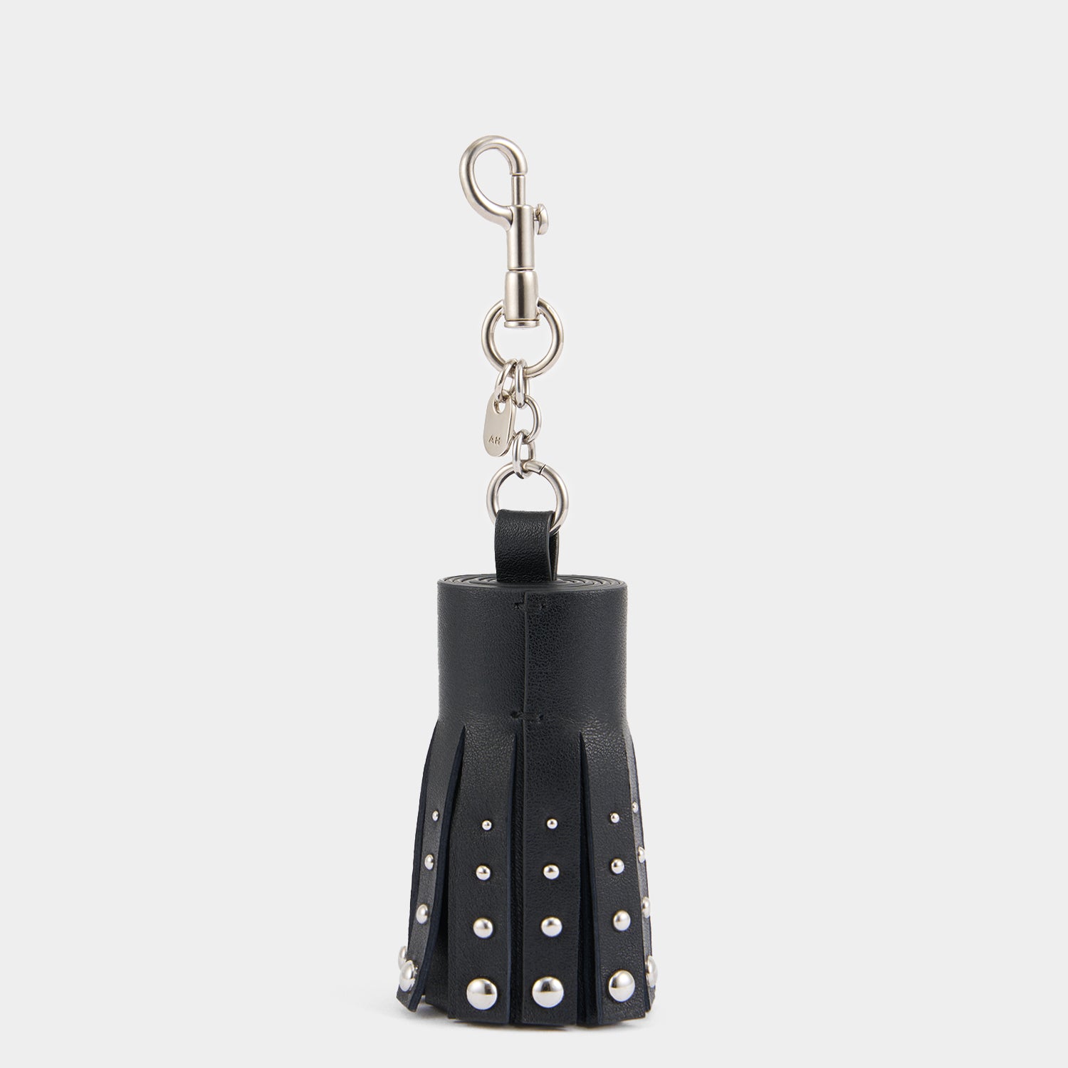 Eyes Studded Tassel Charm -

          
            Capra Leather in Black -
          

          Anya Hindmarch UK
