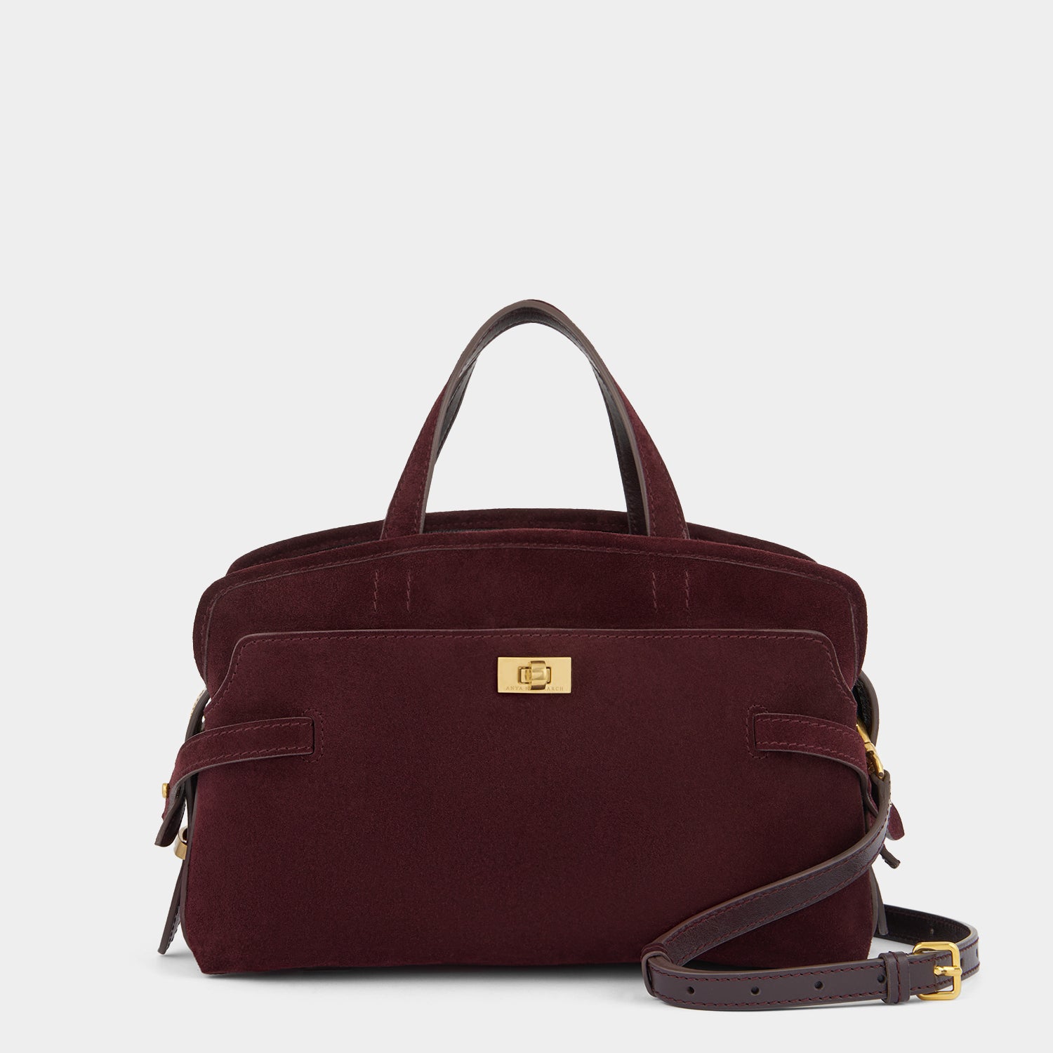 Wilson Cross-body -

          
            Suede/Calf Leather in Grape -
          

          Anya Hindmarch UK
