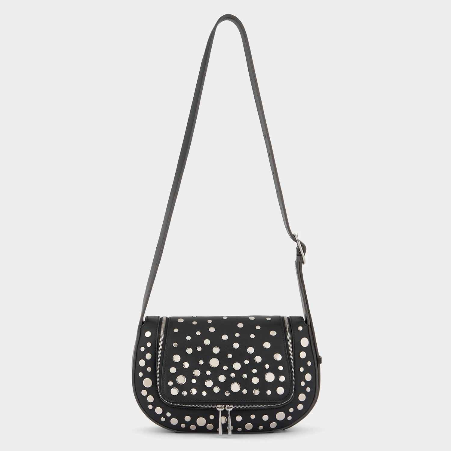 Vere Small Studs Cross-body -

          
            Calf Leather in Black -
          

          Anya Hindmarch UK
