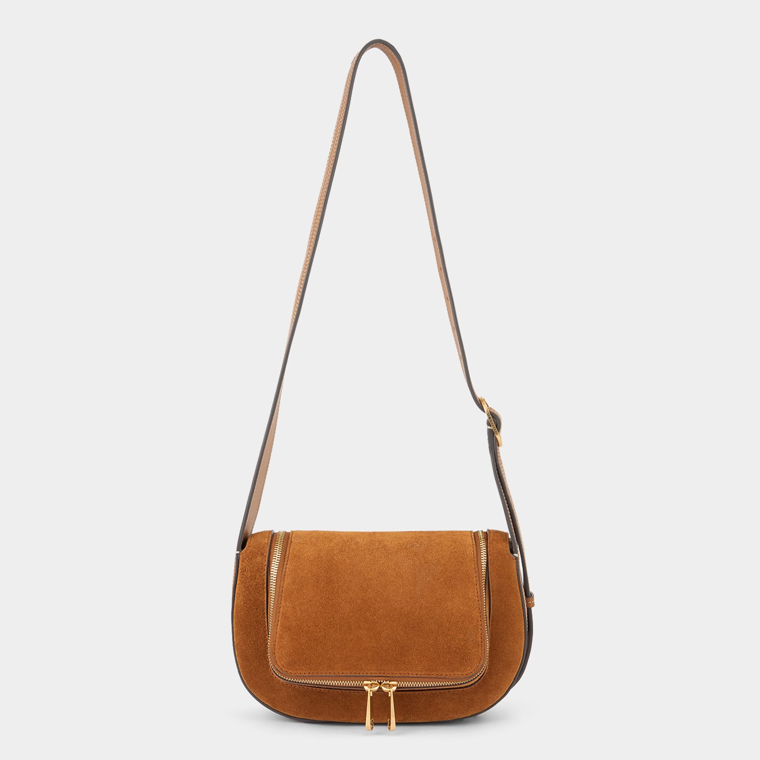 Vere Small Cross-body -

          
            Suede/Calf Leather in Manilla Beige -
          

          Anya Hindmarch UK
