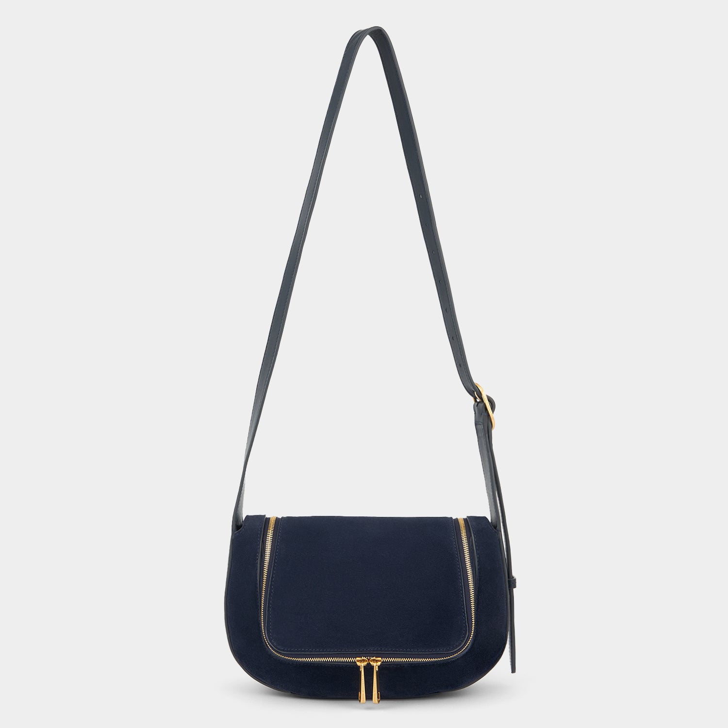 Vere Small Cross-body -

          
            Suede/Calf Leather in Marine -
          

          Anya Hindmarch UK
