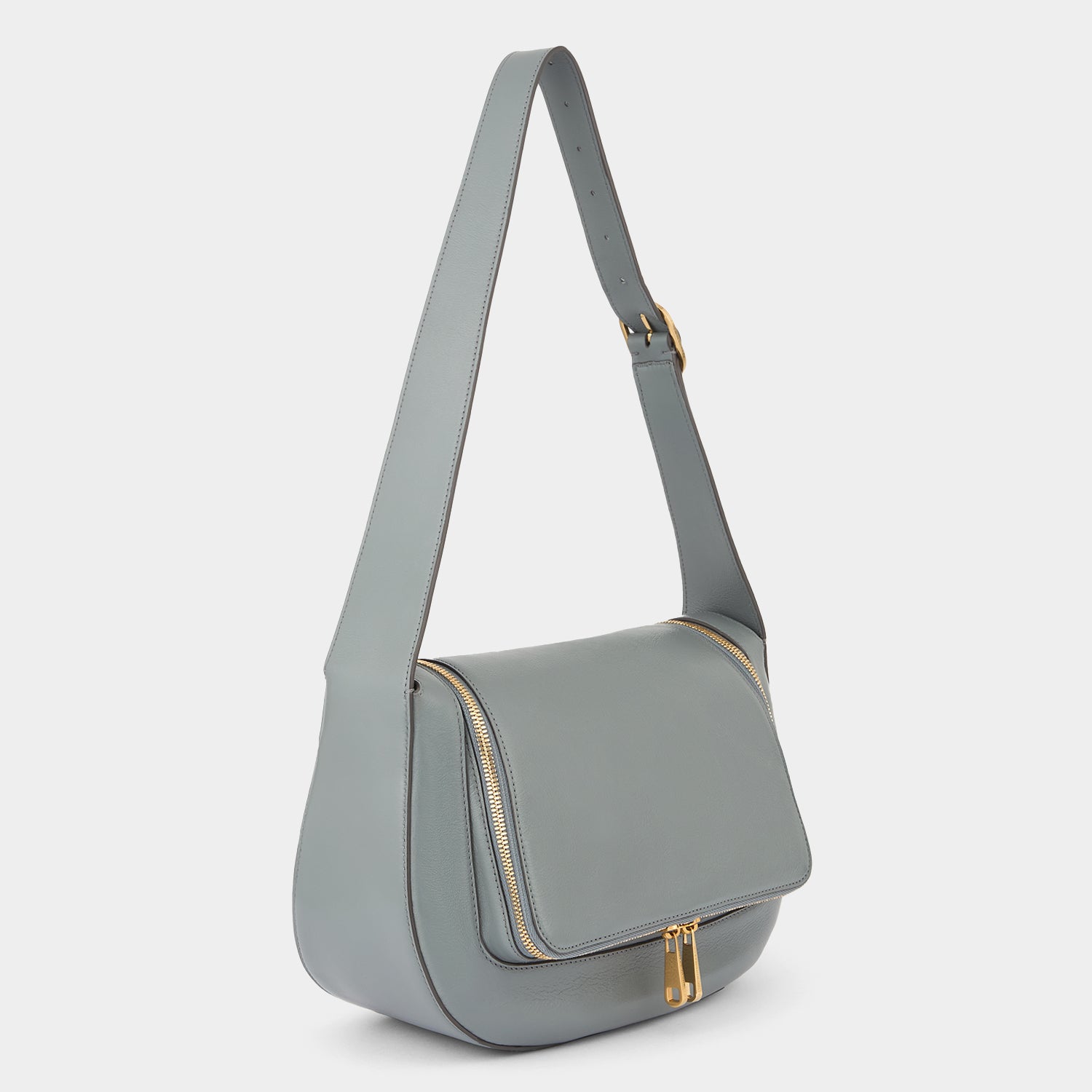 Vere Shoulder Bag -

          
            Calf Leather in Shadow Grey -
          

          Anya Hindmarch UK
