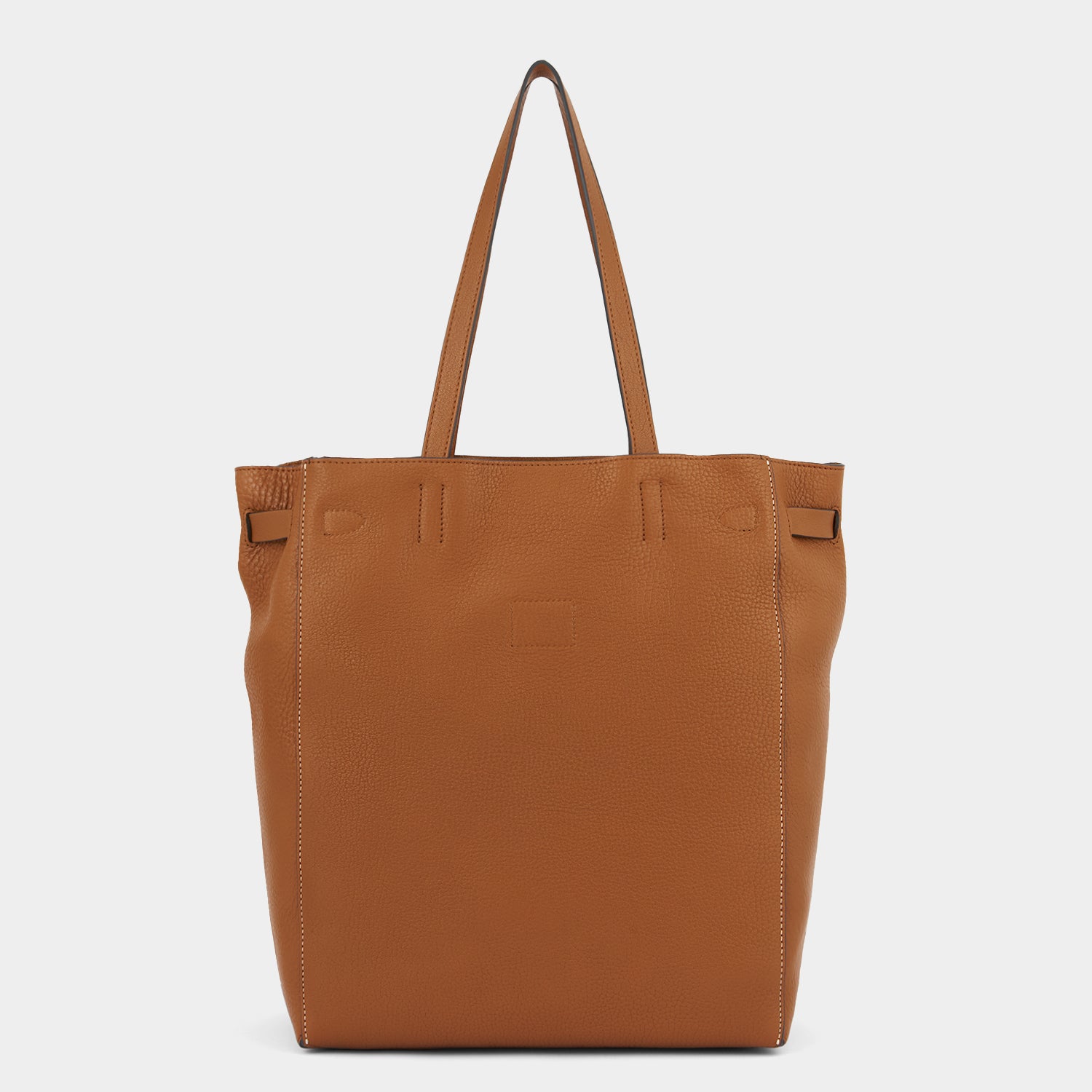 Return to Nature N/S Tote -

          
            Natural Grain Leather in Pecan Brown -
          

          Anya Hindmarch UK
