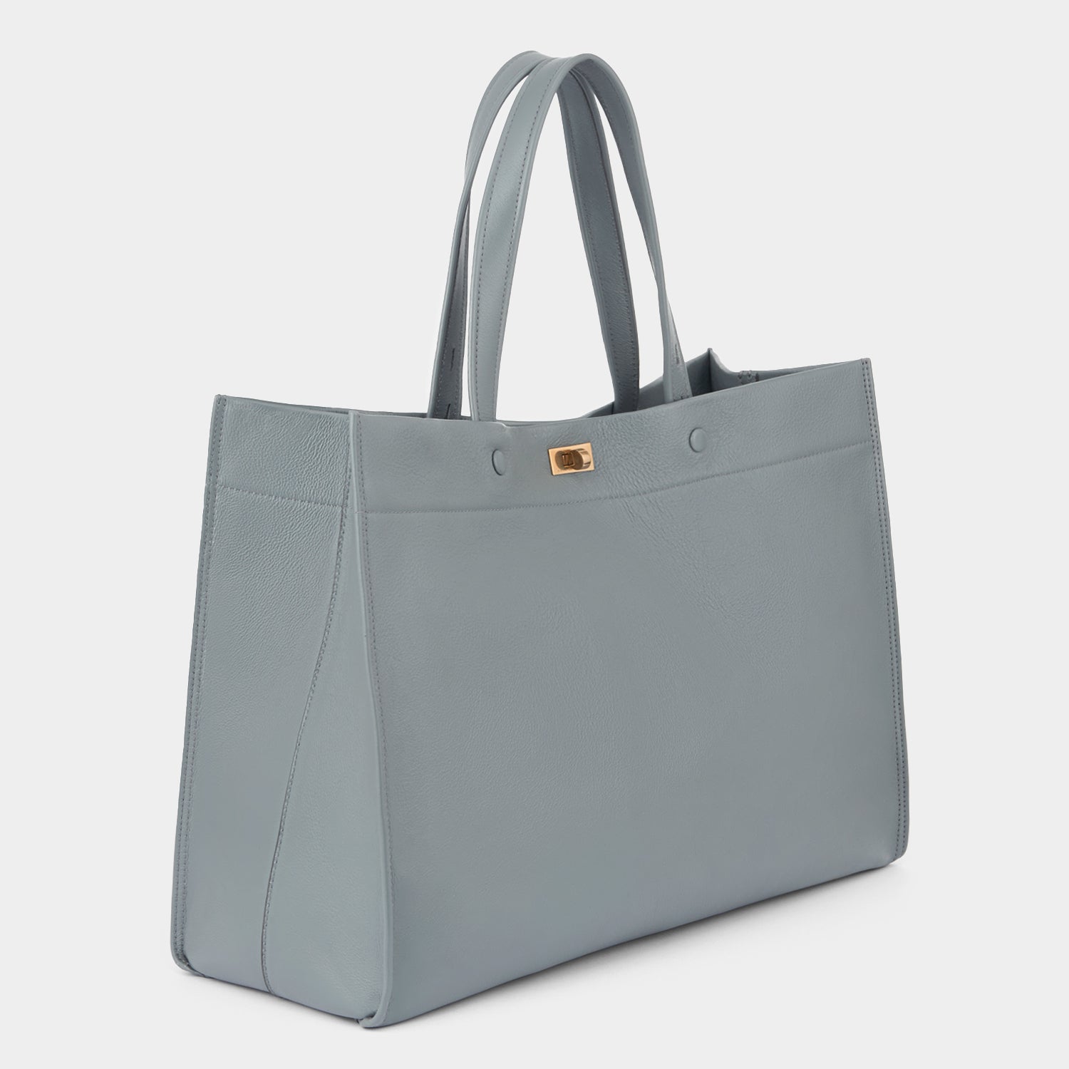 Mortimer Tote -

          
            Calf Leather in Shadow Grey -
          

          Anya Hindmarch UK
