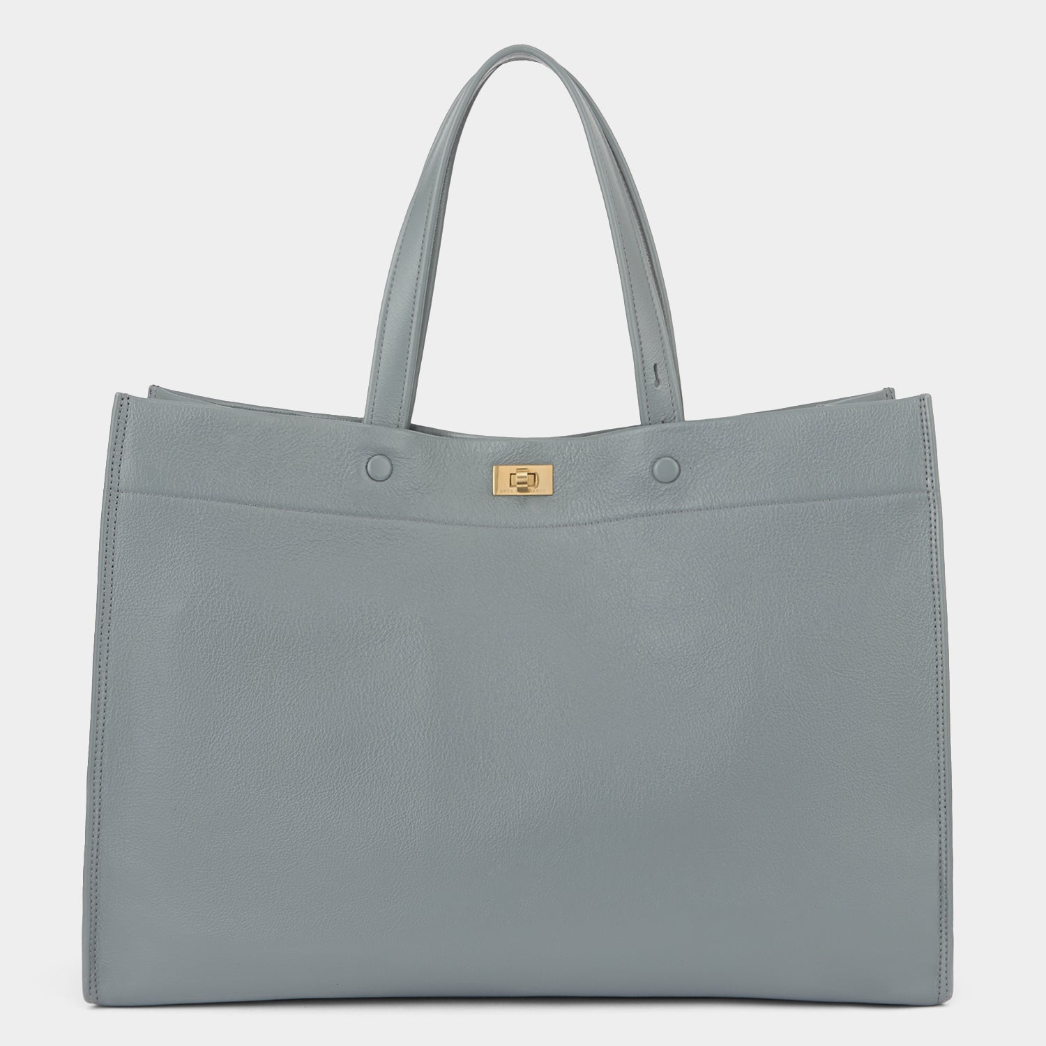 Mortimer Tote -

          
            Calf Leather in Shadow Grey -
          

          Anya Hindmarch UK
