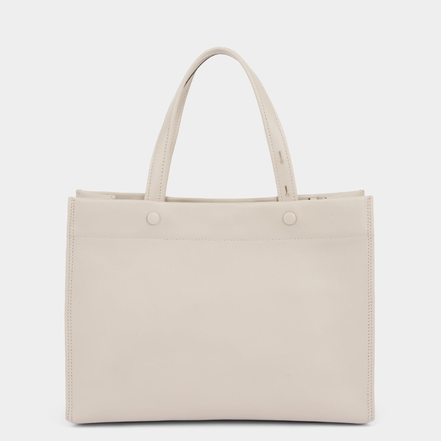 Mortimer Small Tote -

          
            Calf Leather in Chalk White -
          

          Anya Hindmarch UK
