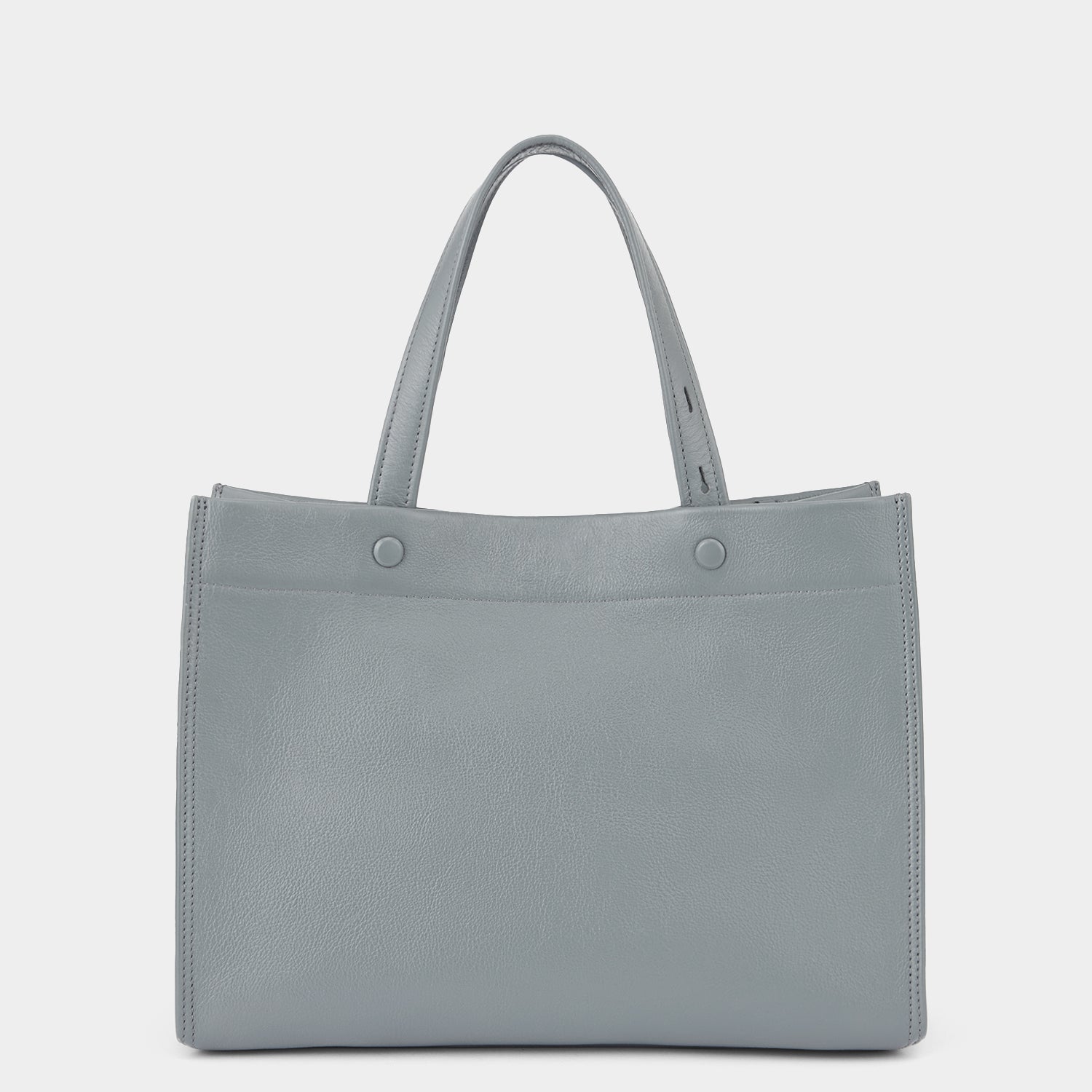 Mortimer Small Tote -

          
            Calf Leather in Shadow Grey -
          

          Anya Hindmarch UK
