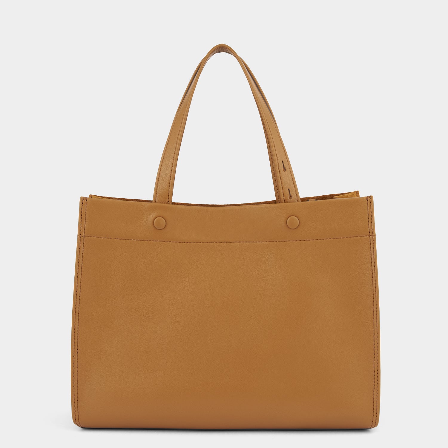 Mortimer Small Tote -

          
            Suede/Calf Leather in Manilla Beige -
          

          Anya Hindmarch UK
