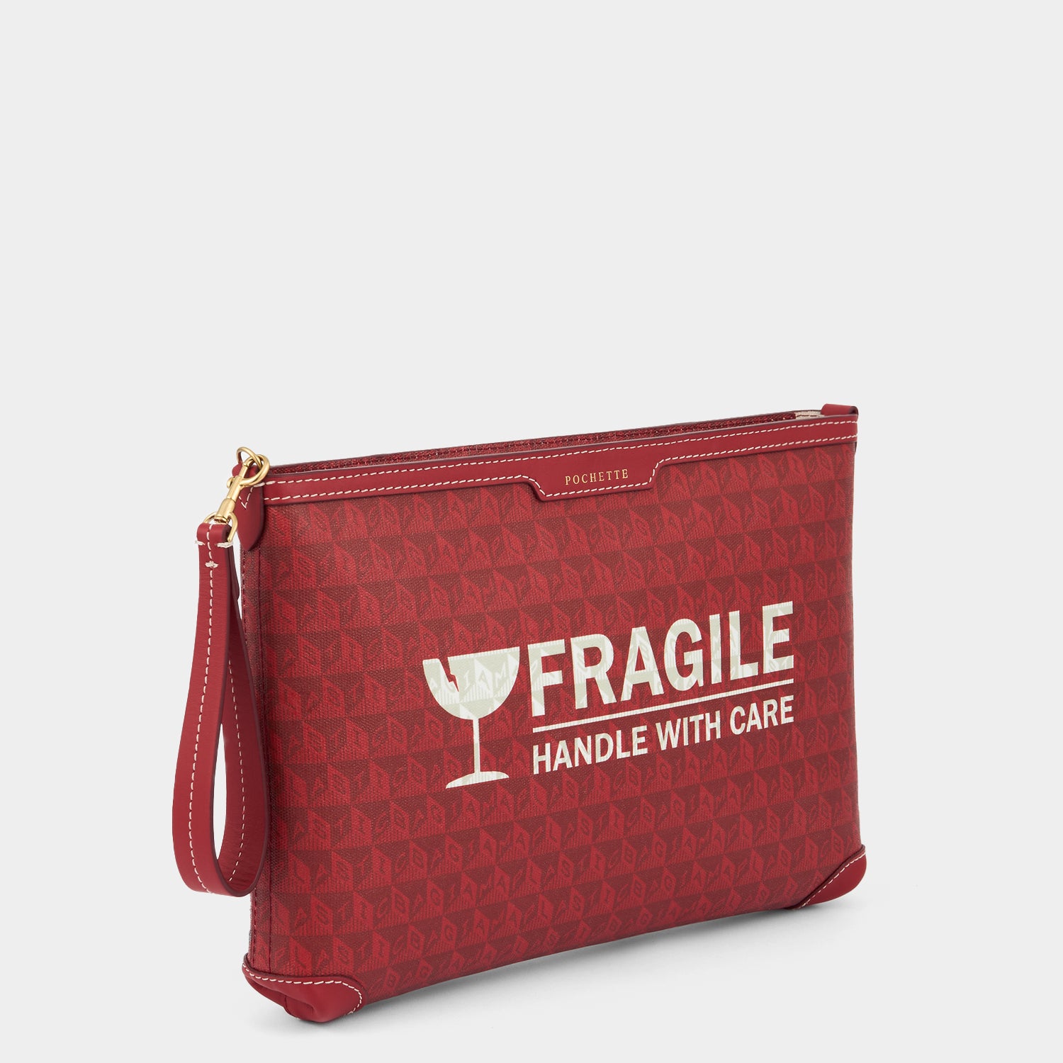 Fragile I am a Plastic Bag Pochette