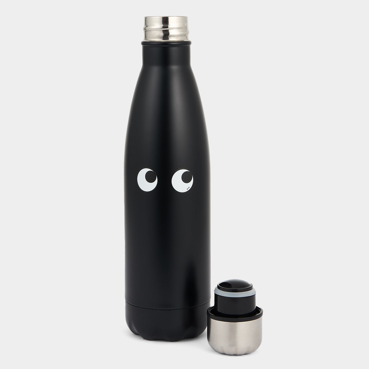 Eyes Reusable Water Bottle -

          
            Stainless Steel in Black -
          

          Anya Hindmarch UK
