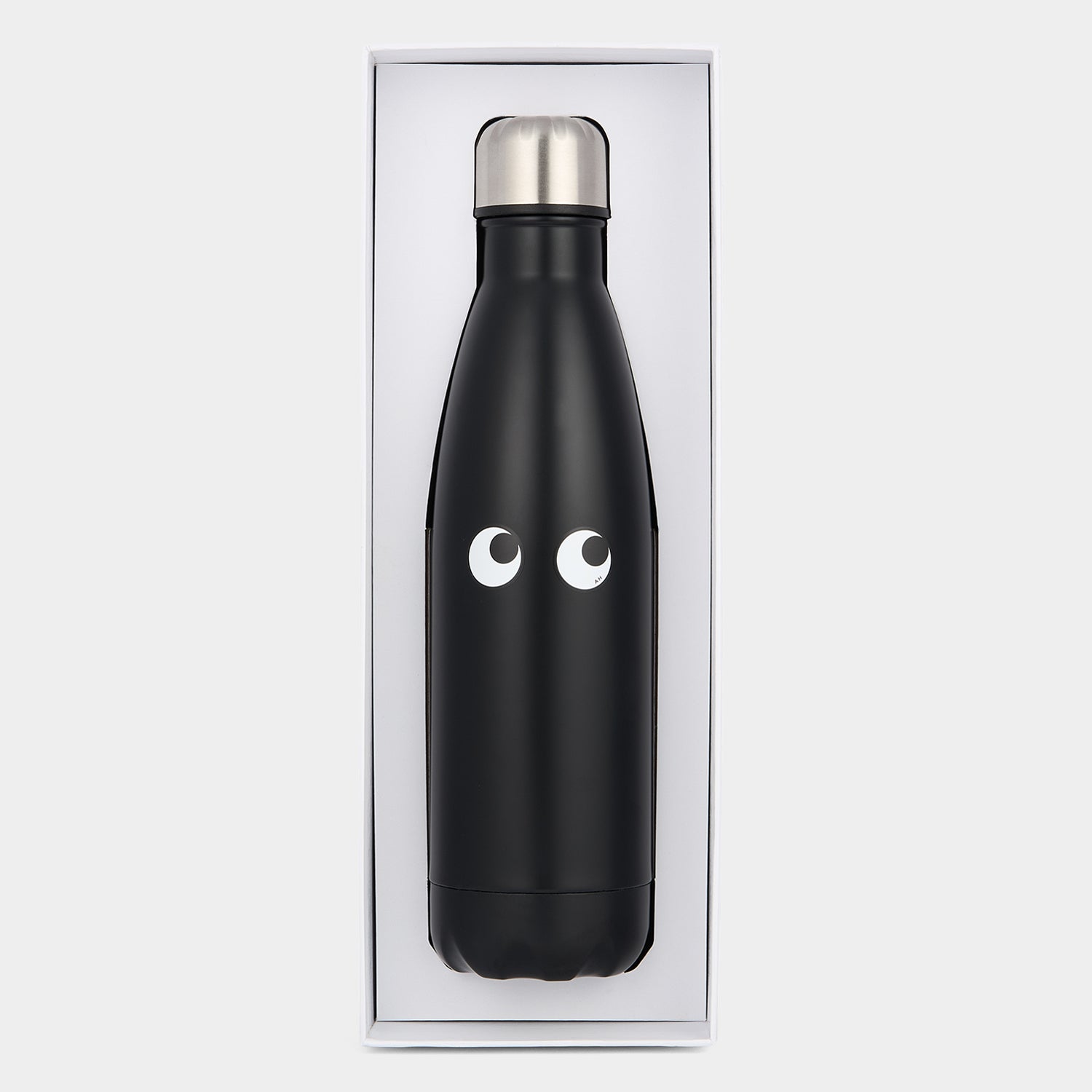 Eyes Reusable Water Bottle -

          
            Stainless Steel in Black -
          

          Anya Hindmarch UK
