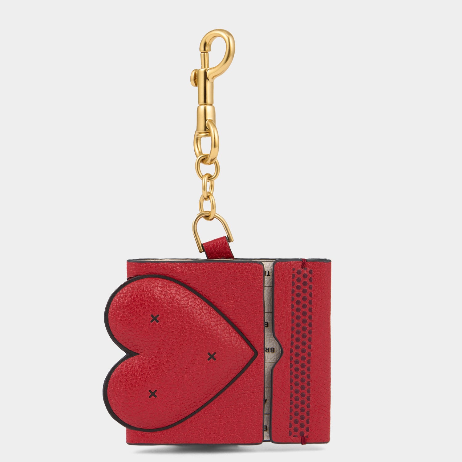 Chubby Heart Match Book Charm -

          
            Capra Leather in Bright Red -
          

          Anya Hindmarch UK
