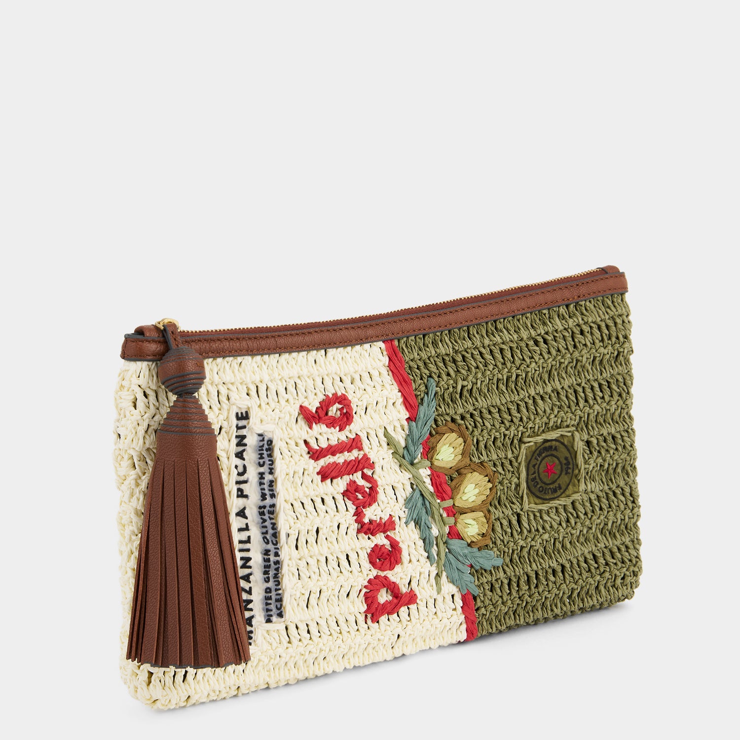 Anya Brands Perello Pochette -

          
            Paper Raffia in Chalk White -
          

          Anya Hindmarch UK
