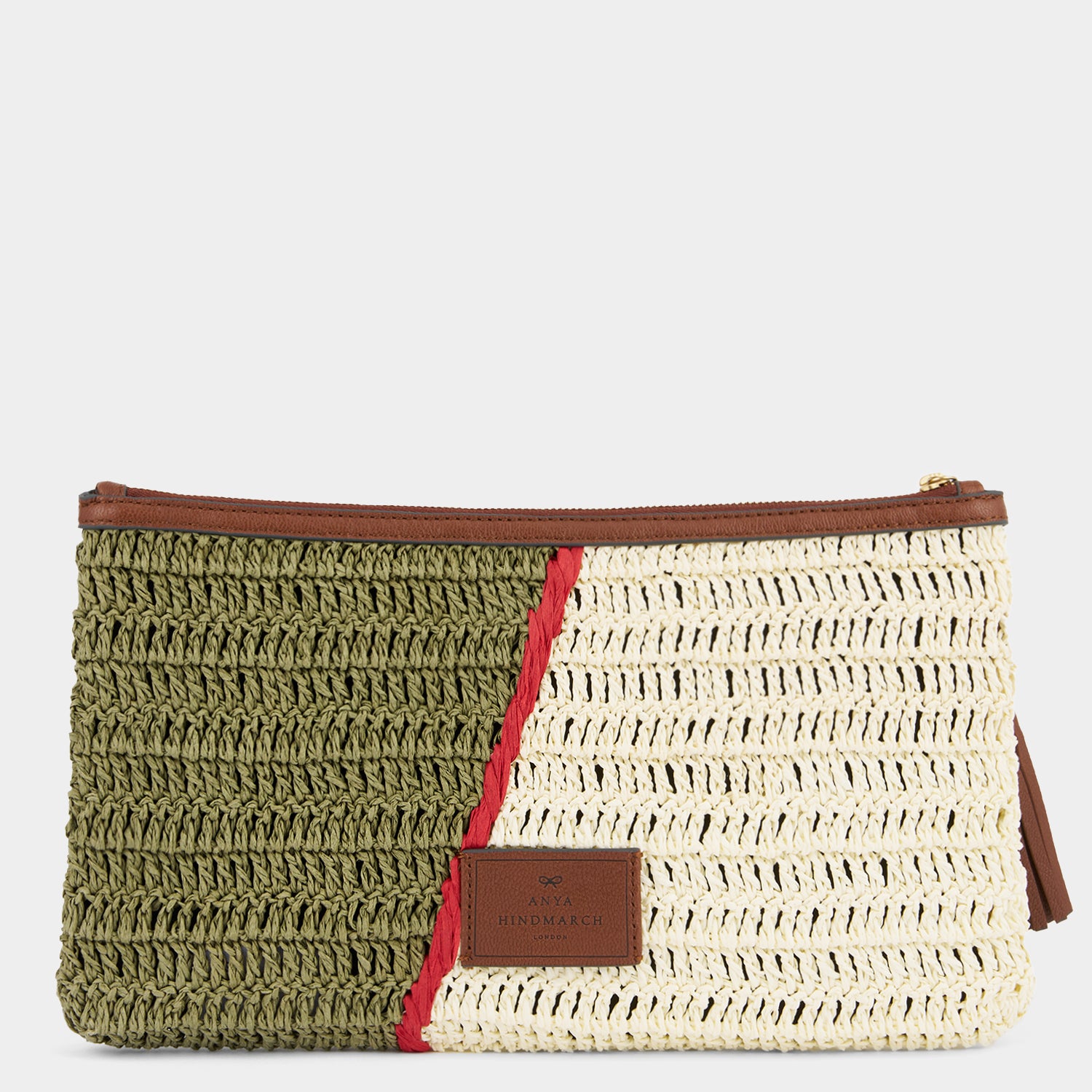 Anya Brands Perello Pochette -

          
            Paper Raffia in Chalk White -
          

          Anya Hindmarch UK
