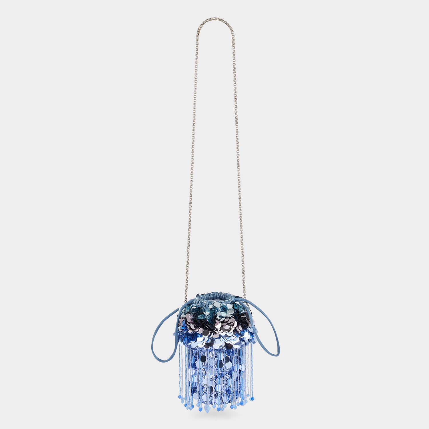 Jellyfish Cross-body -

          
            Sequins in Sky Blue -
          

          Anya Hindmarch UK
