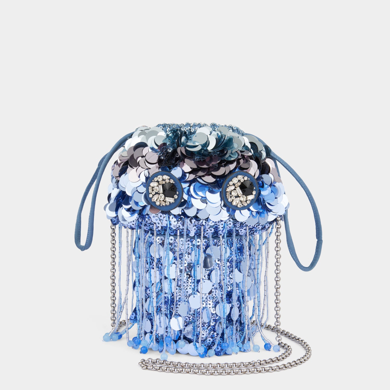 Jellyfish Cross-body -

          
            Sequins in Sky Blue -
          

          Anya Hindmarch UK
