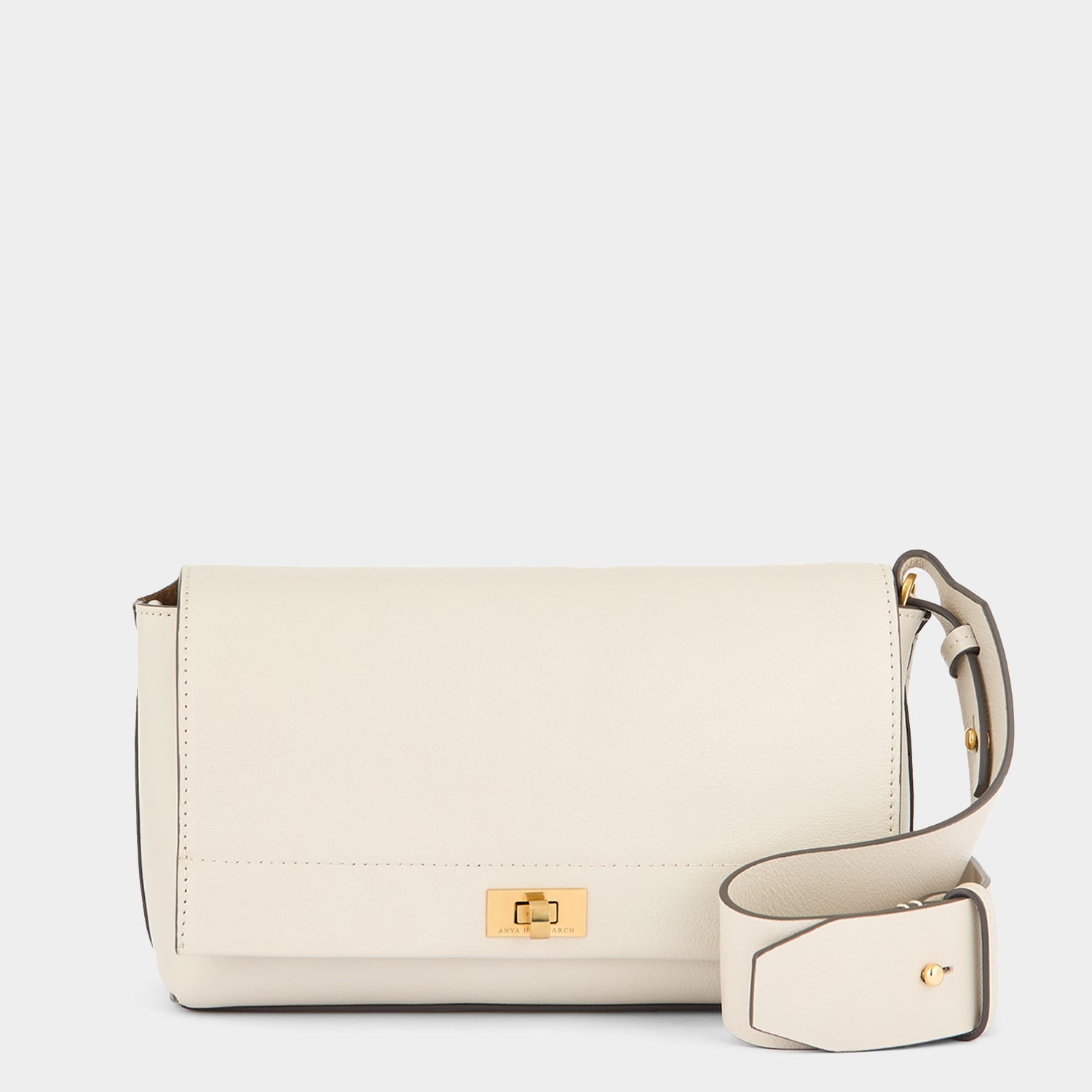 Mortimer Cross-body -

          
            Calf Leather in Chalk White -
          

          Anya Hindmarch UK
