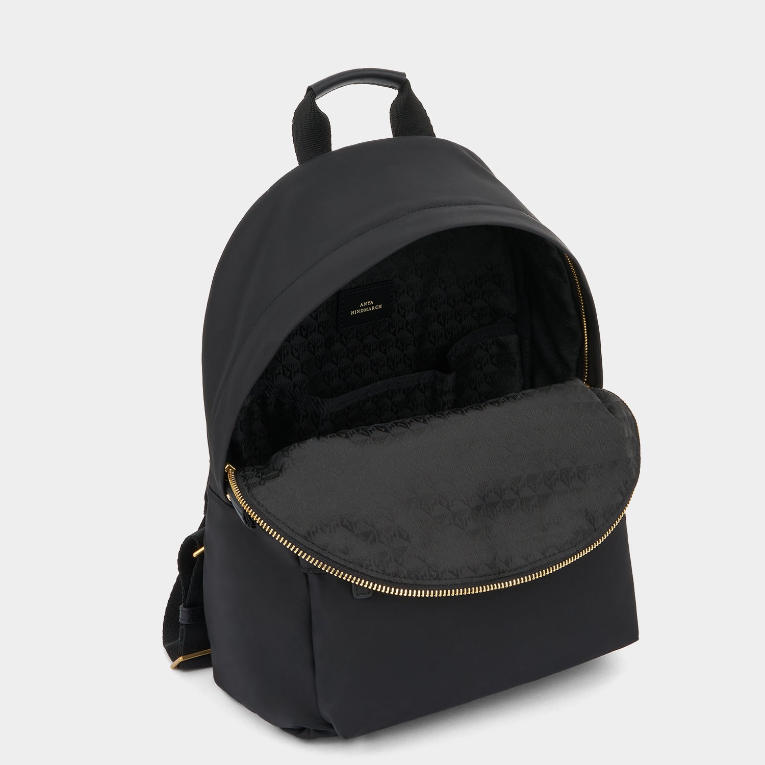 Small Eyes Backpack -

          
            Regenerated ECONYL® Nylon in Black -
          

          Anya Hindmarch UK
