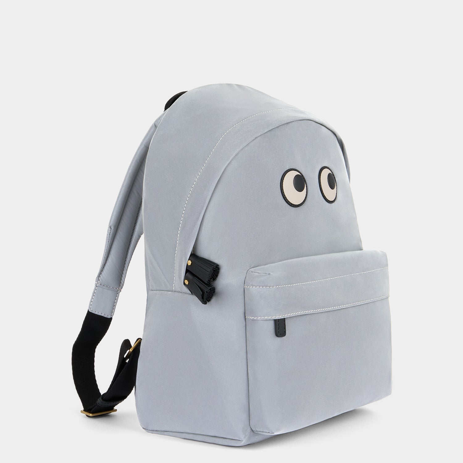 Small Eyes Backpack -

          
            Reflective Nylon in Silver -
          

          Anya Hindmarch UK
