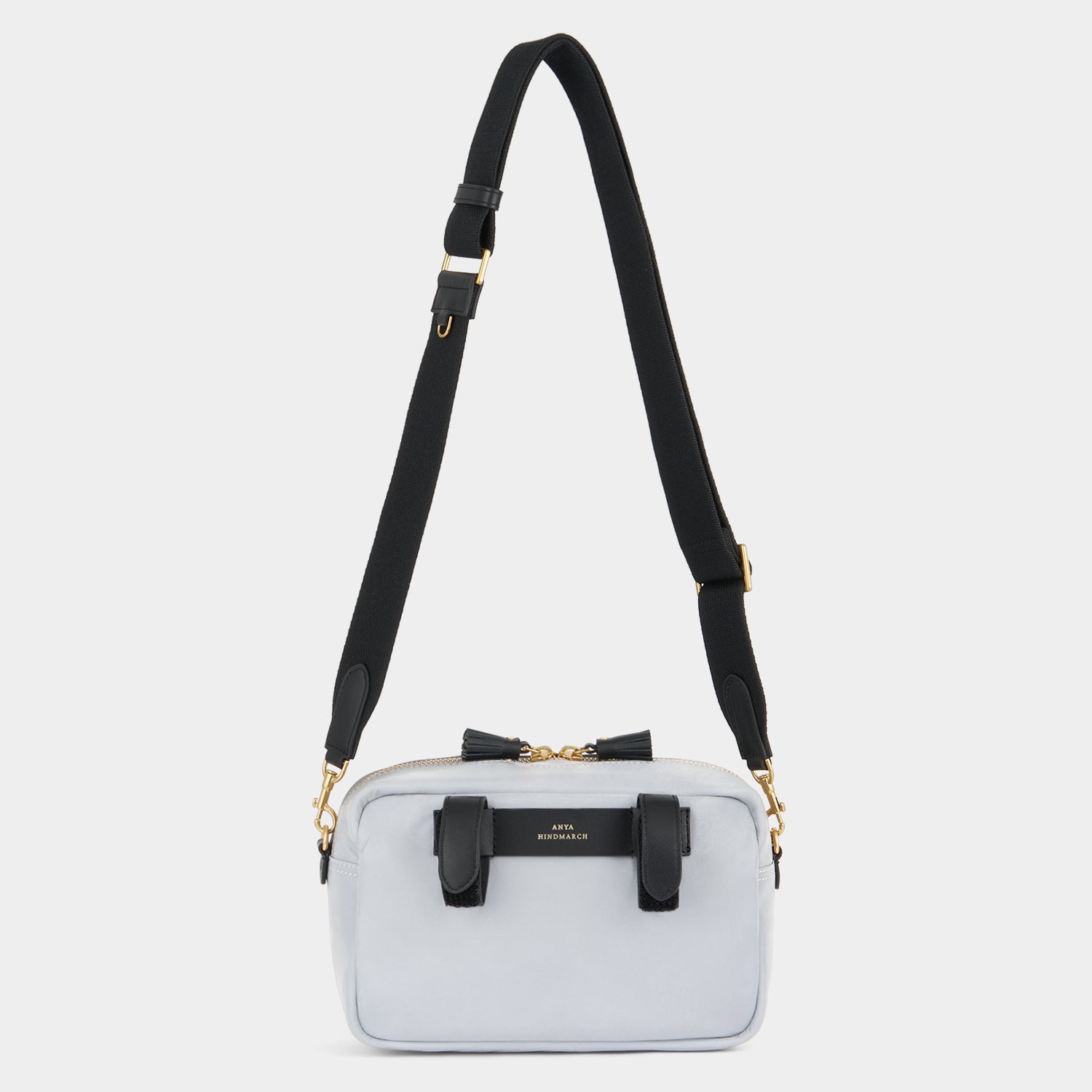 Eyes Handlebar Cross-body -

          
            Reflective Nylon in Silver -
          

          Anya Hindmarch UK
