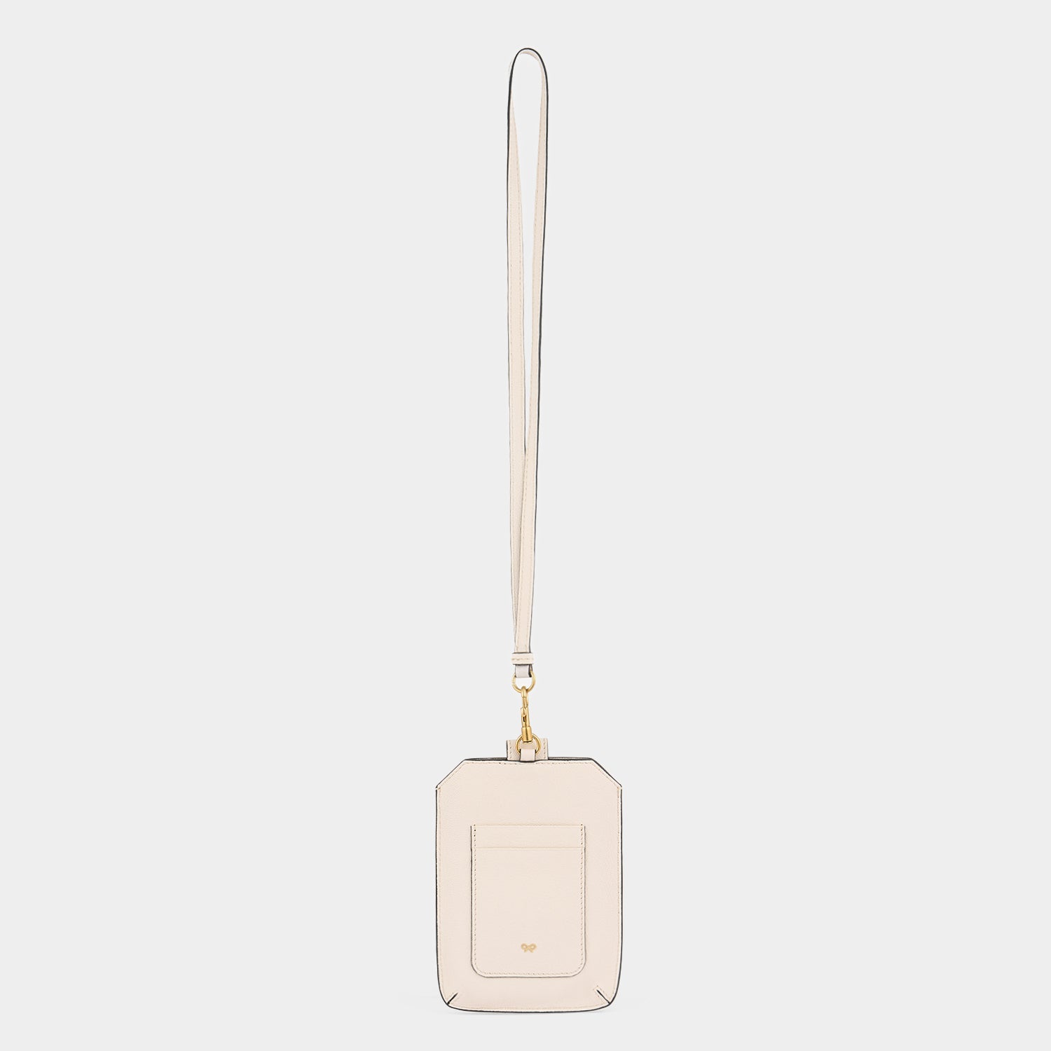 Carry-On Travel Lanyard -

          
            Capra Leather in Chalk White -
          

          Anya Hindmarch UK
