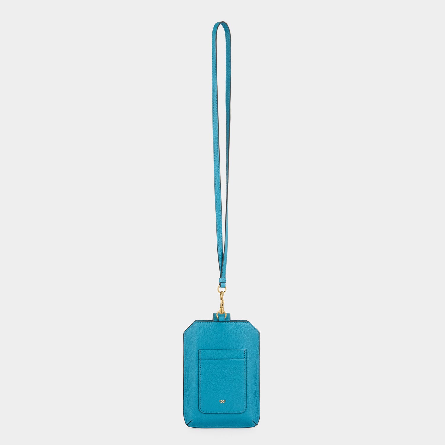 Priority Baggage Travel Lanyard -

          
            Capra Leather in London Blue -
          

          Anya Hindmarch UK
