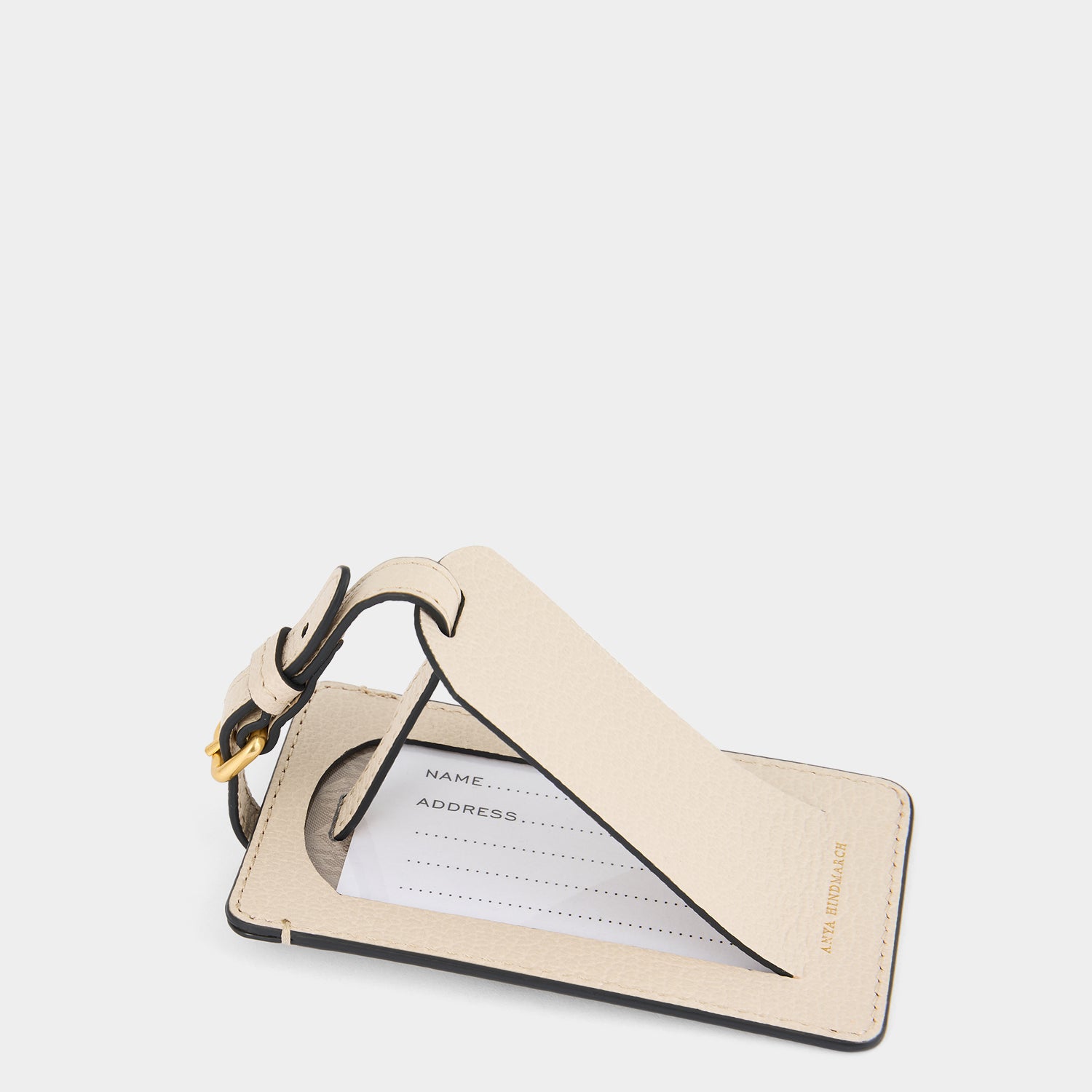 Anya Brands British Airways Concorde Luggage Label Charm -

          
            Capra Leather in Chalk White -
          

          Anya Hindmarch UK
