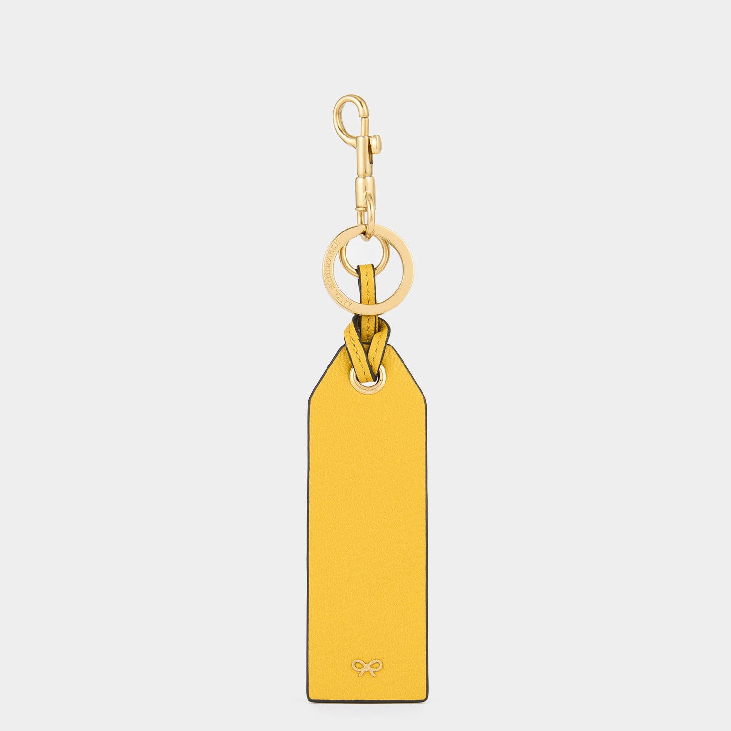 Excess Baggage Charm -

          
            Capra Leather in Yellow -
          

          Anya Hindmarch UK
