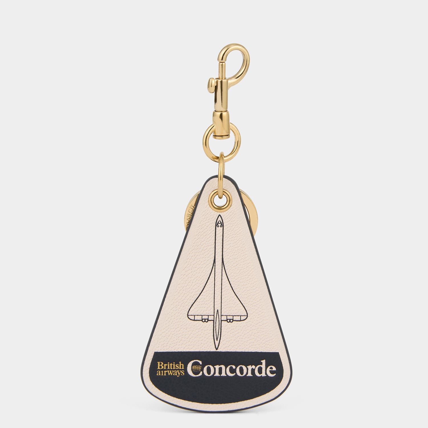 Anya Brands British Airways Concorde Charm -

          
            Capra Leather in Chalk White -
          

          Anya Hindmarch UK
