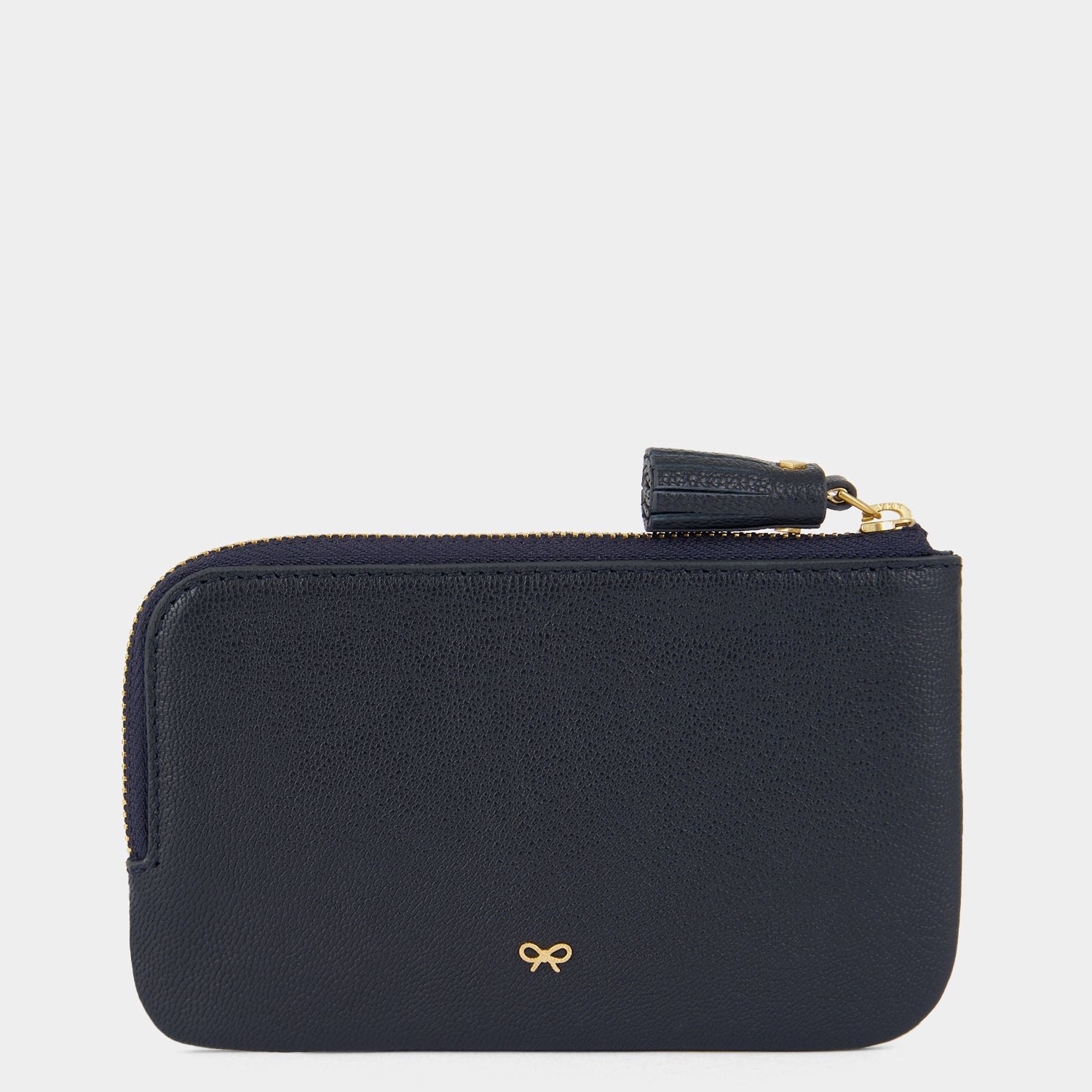 Anya Brands British Airways Concorde Zip Loose Pocket -

          
            Capra Leather in Marine Blue -
          

          Anya Hindmarch UK
