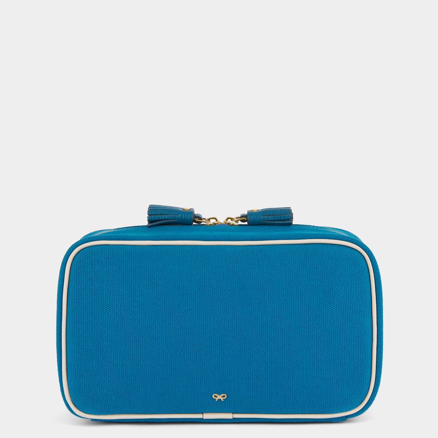 Amenity Kit Pouch -

          
            Recycled Canvas in Light Petrol Blue -
          

          Anya Hindmarch UK
